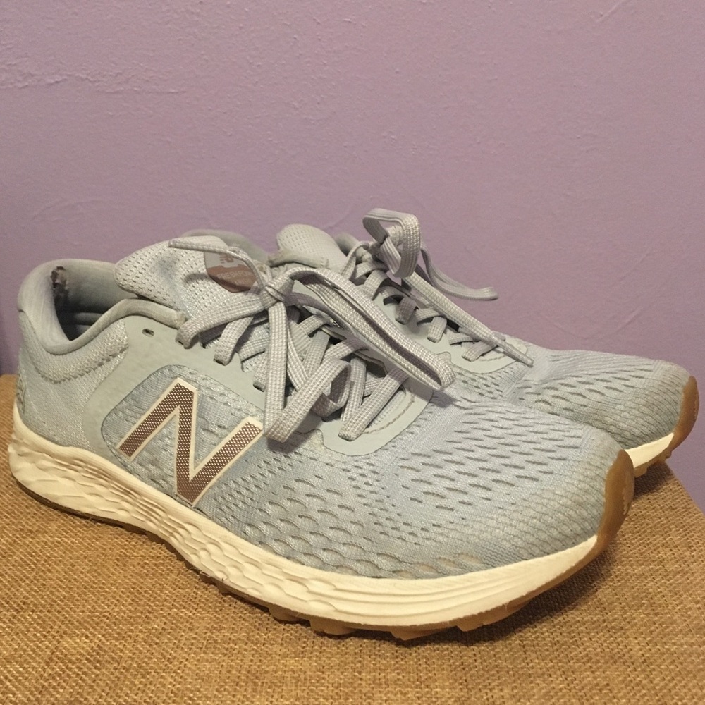 Icy Blue New Balance Tennis Shoes